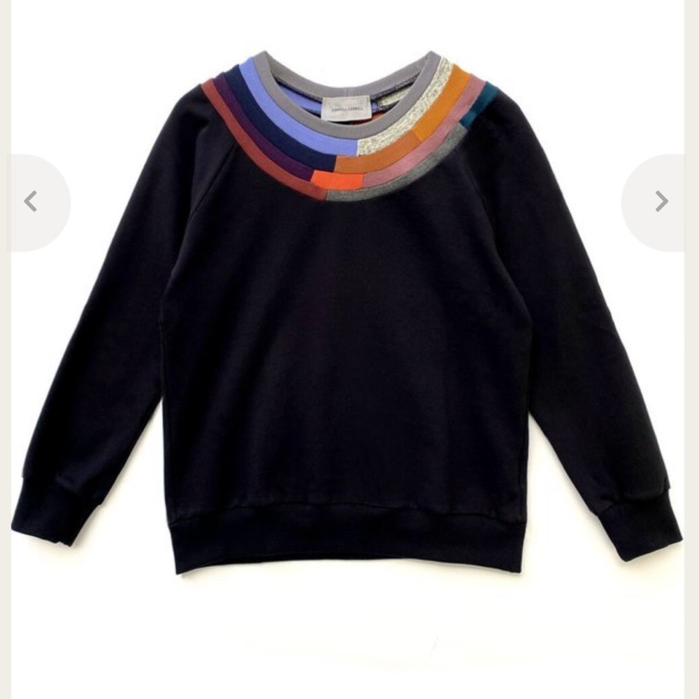 Correll Correll Mosaic Collar Sweatshirt